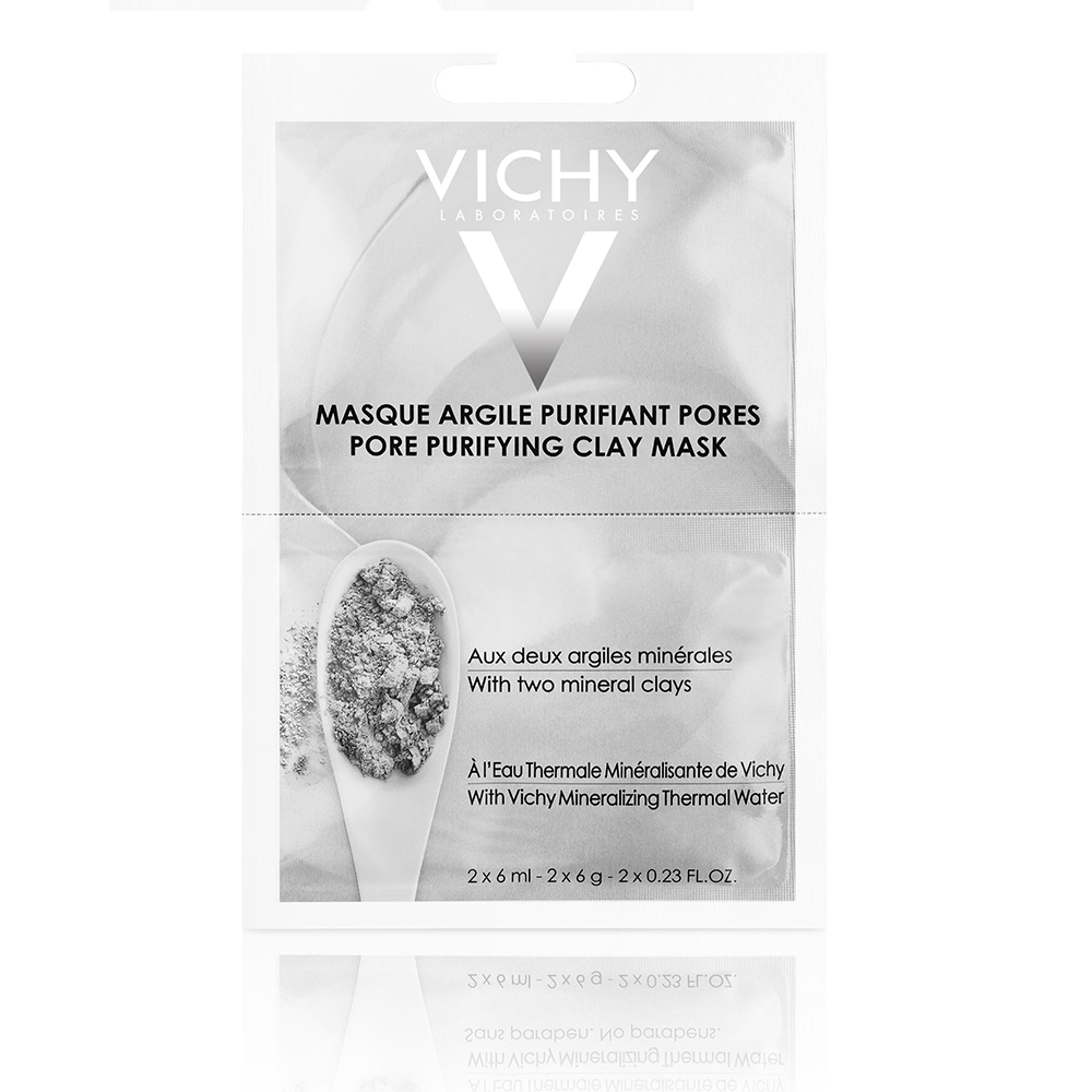 Vichy Mis Esenciales Mascarilla Facial Arcilla Pieles Mixtas 2x6ml