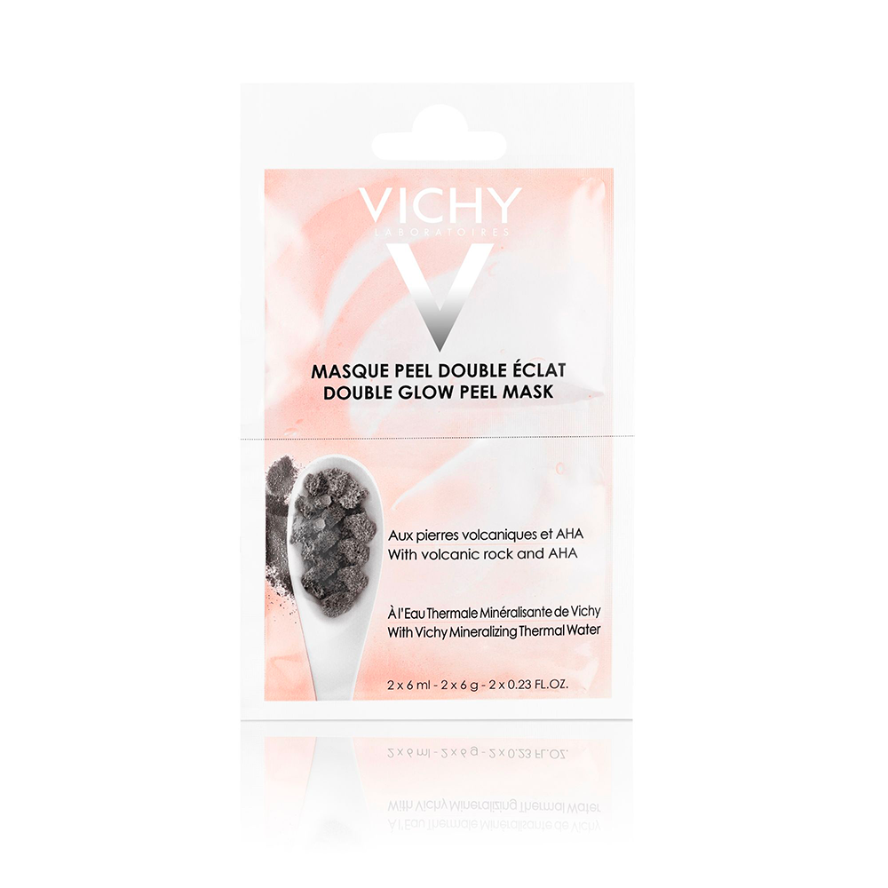 Vichy Mis Esenciales Mascarilla facial iluminadora doble peeling 2x6ml