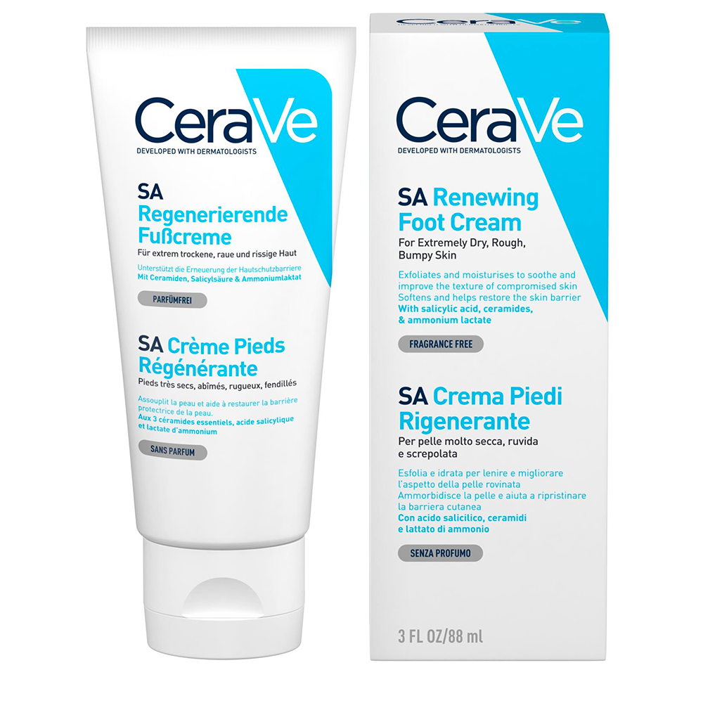 Cerave Body SA Crema pies tegeneradora pies muy secos agrietados 88ml