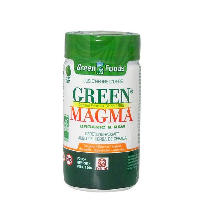 Green Magma Zumo De Hierba De Cebada 320 Comprimidos Celnat