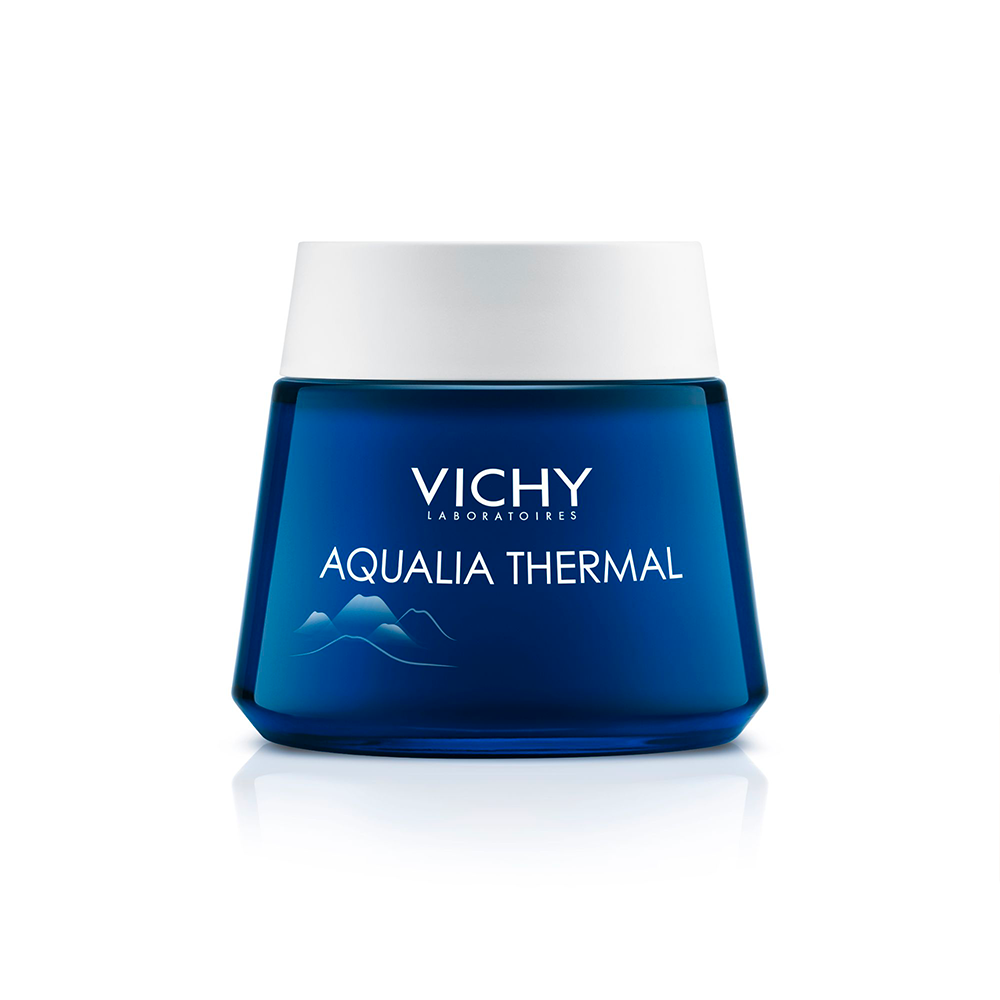Vichy Aqualia Crema Hidratante Noche Agua Termal Ácido Hialurónico 75ml