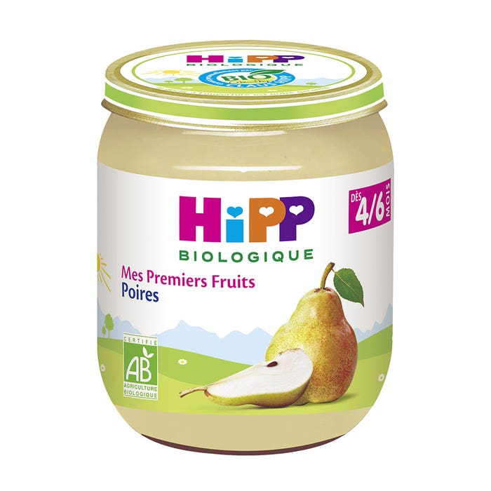 Hipp Compote En Pot Bio Mes Premiers Fruits De 4 A 6 Mois 125g