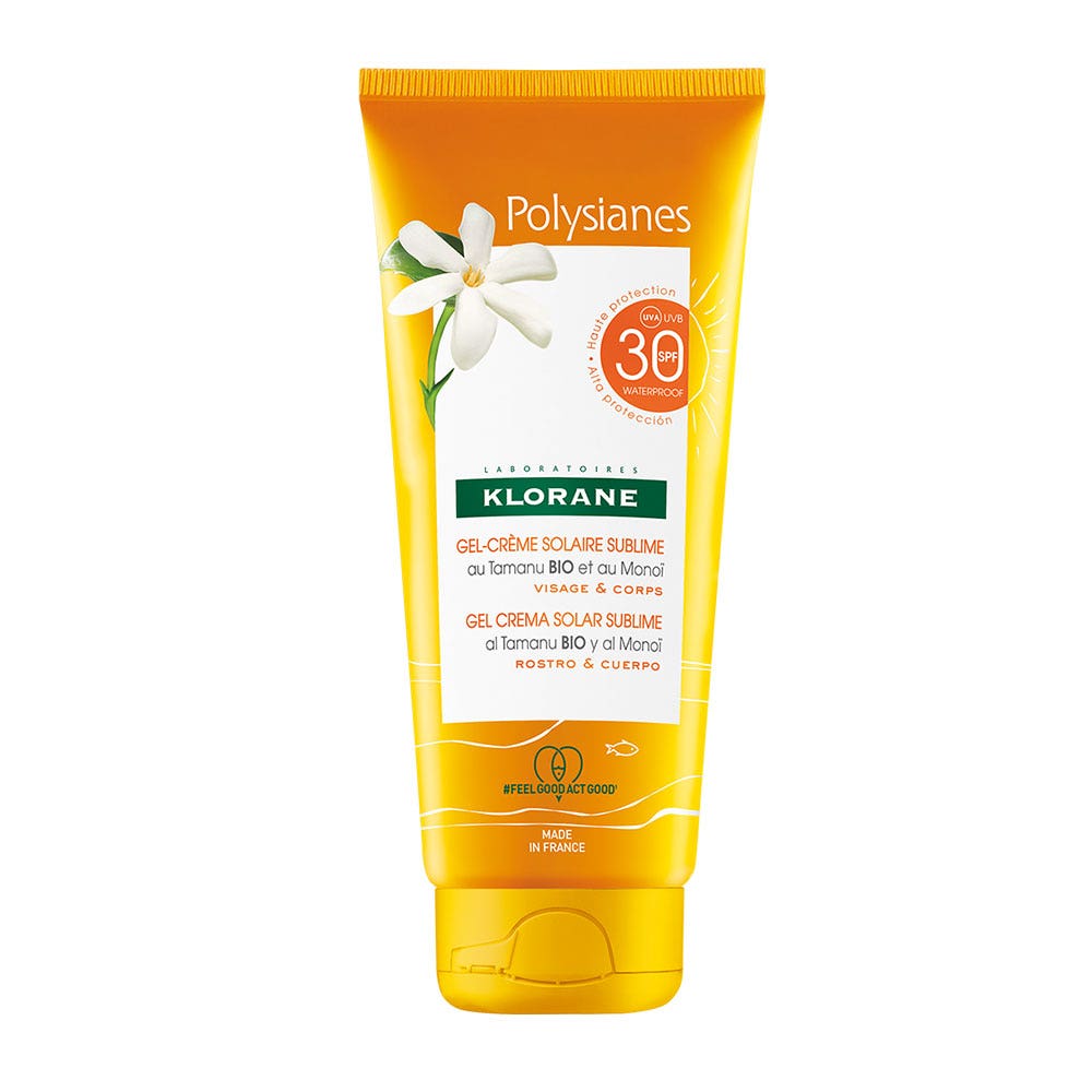 Klorane Polysianes Gel crema solar sublime SPF30 200ml
