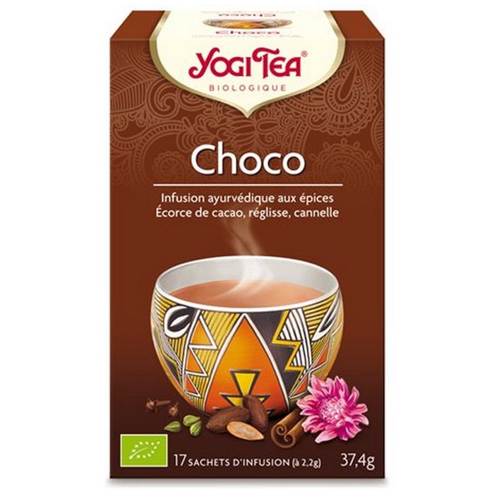 Infusión Choco Ayurveda 17 Bolsitas Yogi Tea