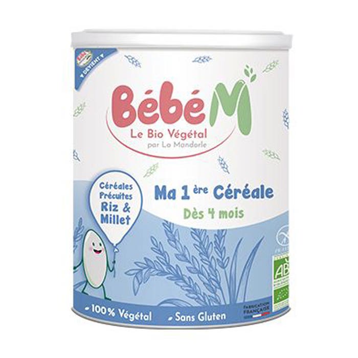 Mi primer cereal ecológico 400g Bébé M Desde Meses La Mandorle