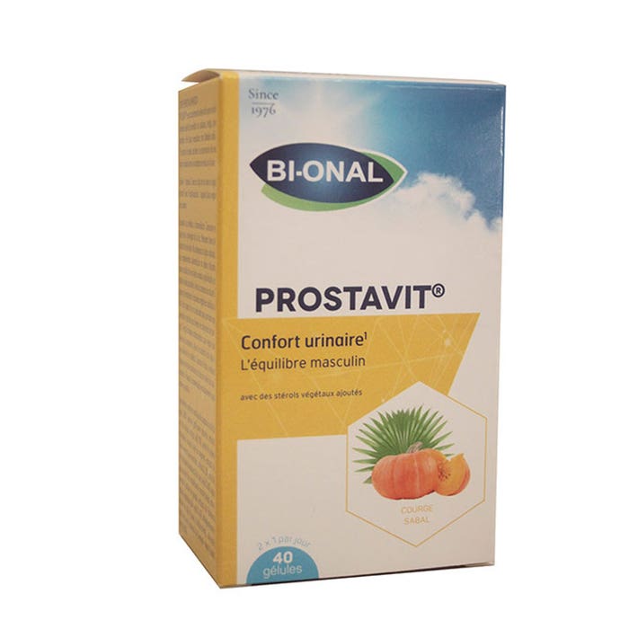 Prostavit 40 cápsulas Comodidad urinaria Bional