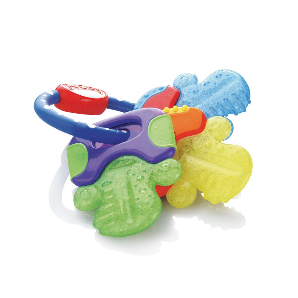 Nuby Anilla Con Llaves De Denticion Refrescantes Ice Gel 4 Meses +