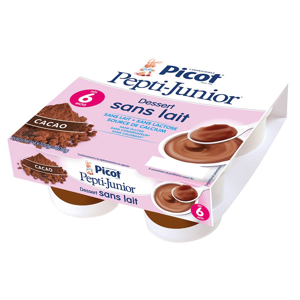 Picot Pepti Junior Postre Sin Leche A Partir De 6 Meses 4x100 g