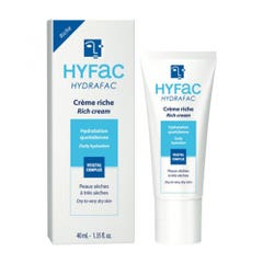 Hyfac Hydrafac Crema rica hidratación diaria pieles secas y muy secas 50ml