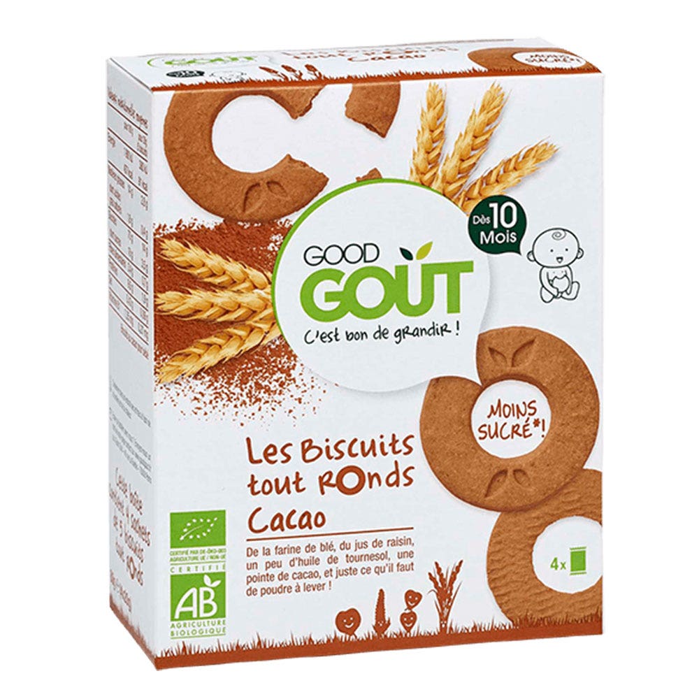Good Gout Galletas redondas ecológicas 10 meses 80g