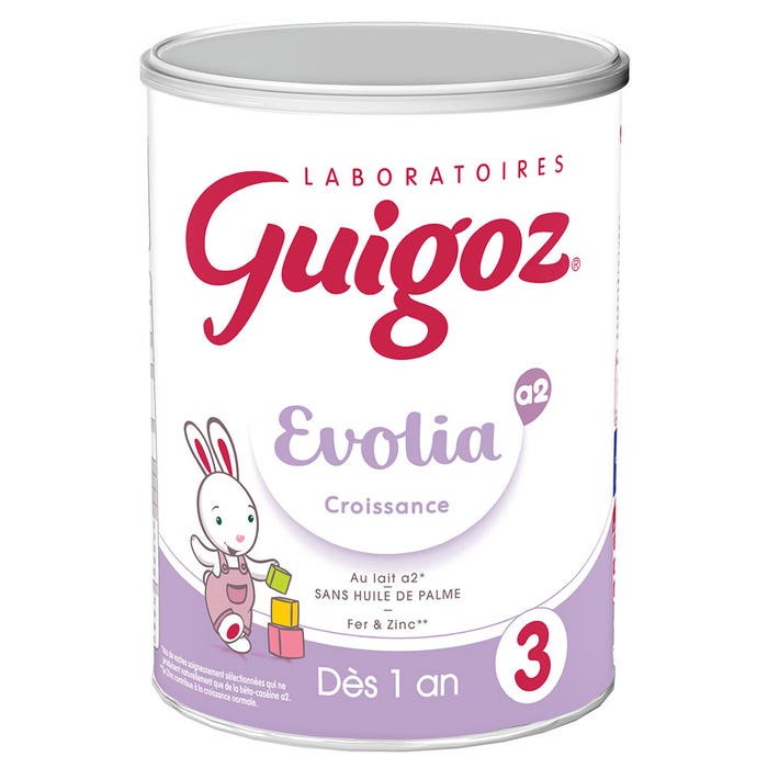 Evolia A2 Crecimiento Leche en Polvo 800g A partir de 1 año Guigoz