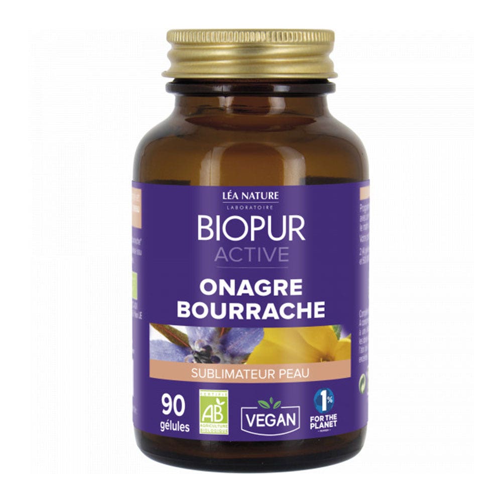 Biopur Active Onagra Borraja 90 Cápsulas