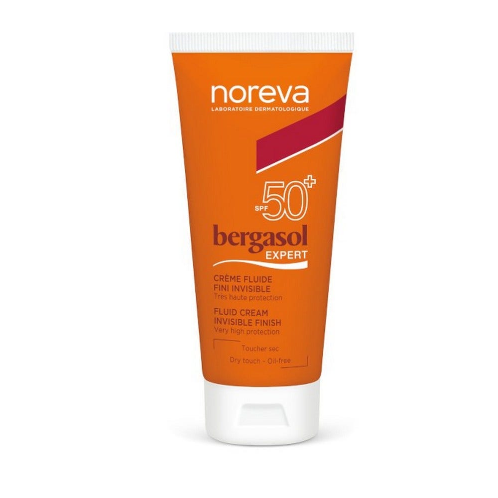 Noreva Bergasol Crema Solar Spf50+ Fluido Expert Acabado Invisible Fini Invisible 50ml
