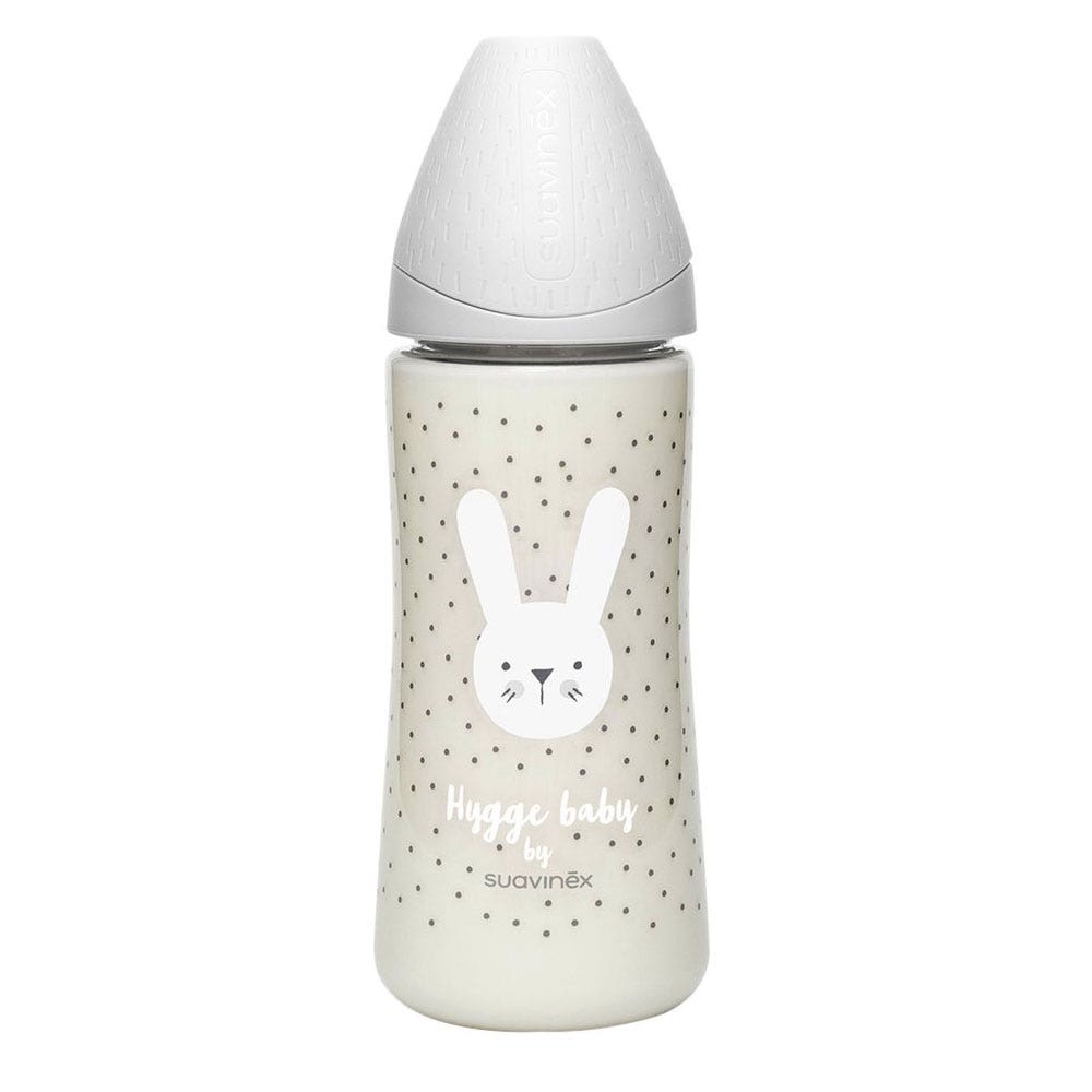 Suavinex Biberón Tetina Redonda Anti Cólicos Flujo Rápido 360 ml