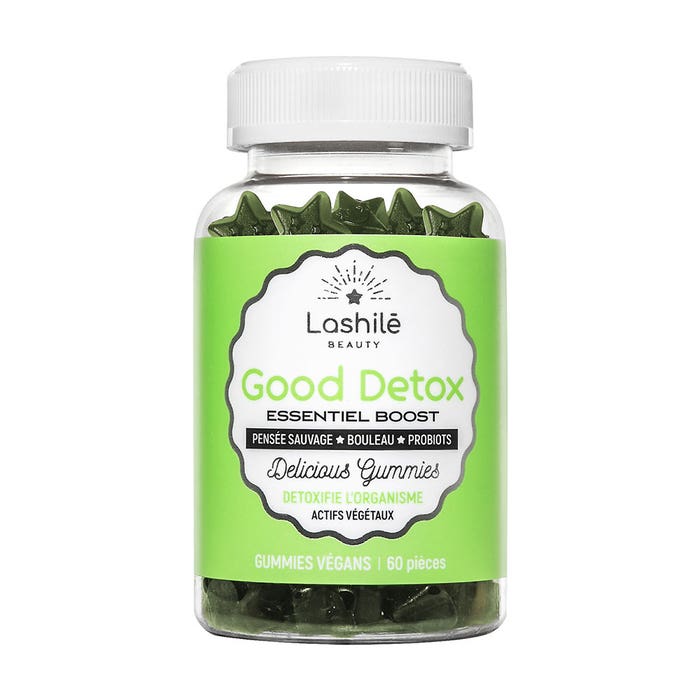 Buen Detox 60 gominolas Essentiel Boost Lashilé Beauty
