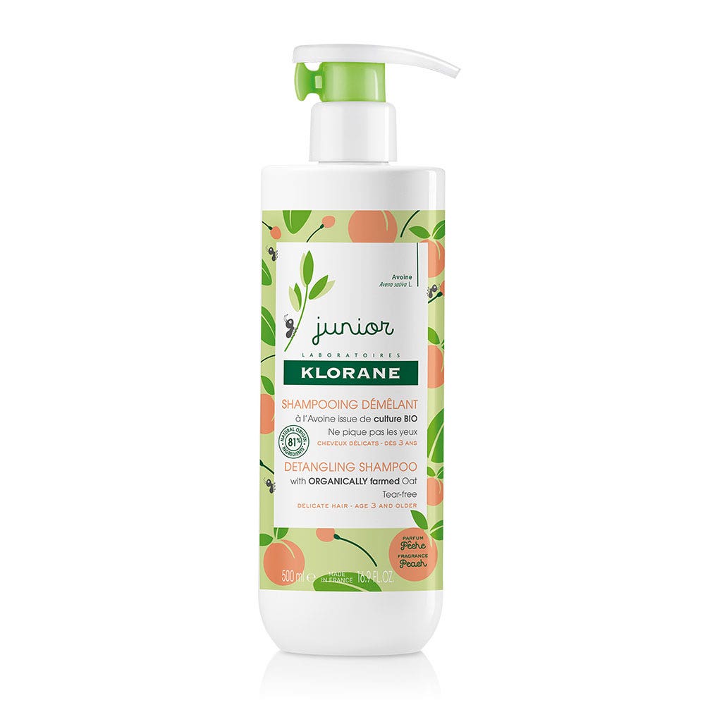 Klorane Junior Champú desenredante cabello delicado 500ml