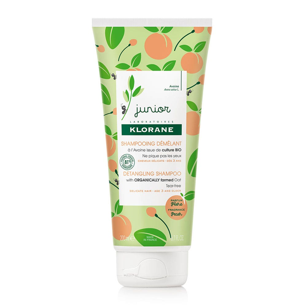 Klorane Junior Champú desenredante cabello delicado 200ml