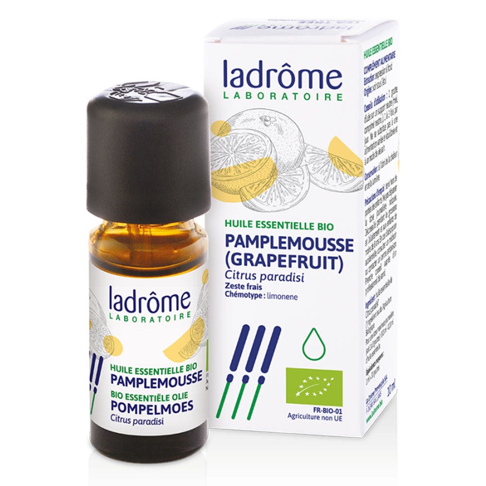 Ladrôme Aceite esencial de pomelo rosa ecológico 10 ml