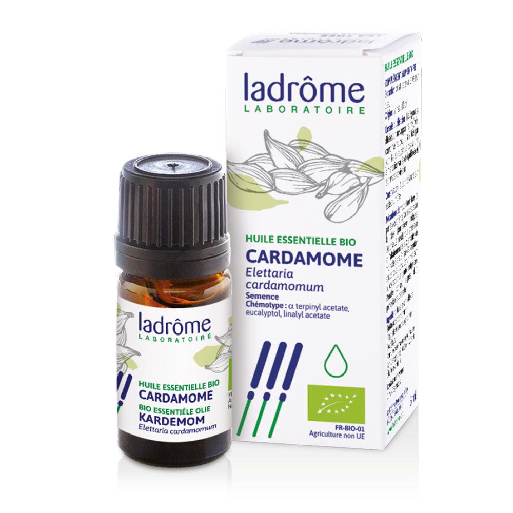 Ladrôme Aceite esencial de cardamomo ecológico 5 ml