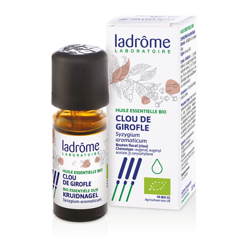 Ladrôme Aceite esencial de Clavo BIO 10 ml