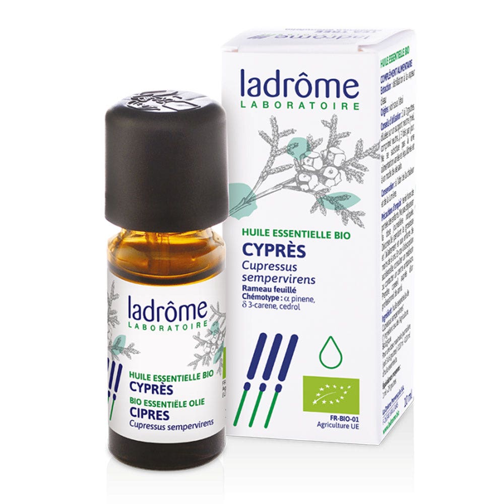 Ladrôme Aceite esencial de ciprés ecológico 10 ml