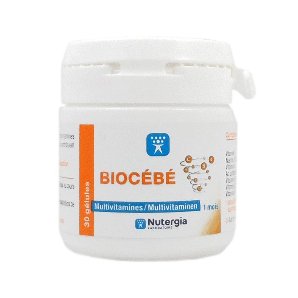 Nutergia Biocebe Vitaminas Y Nutrientes Esenciales 30 Capsulas 30 Gelules