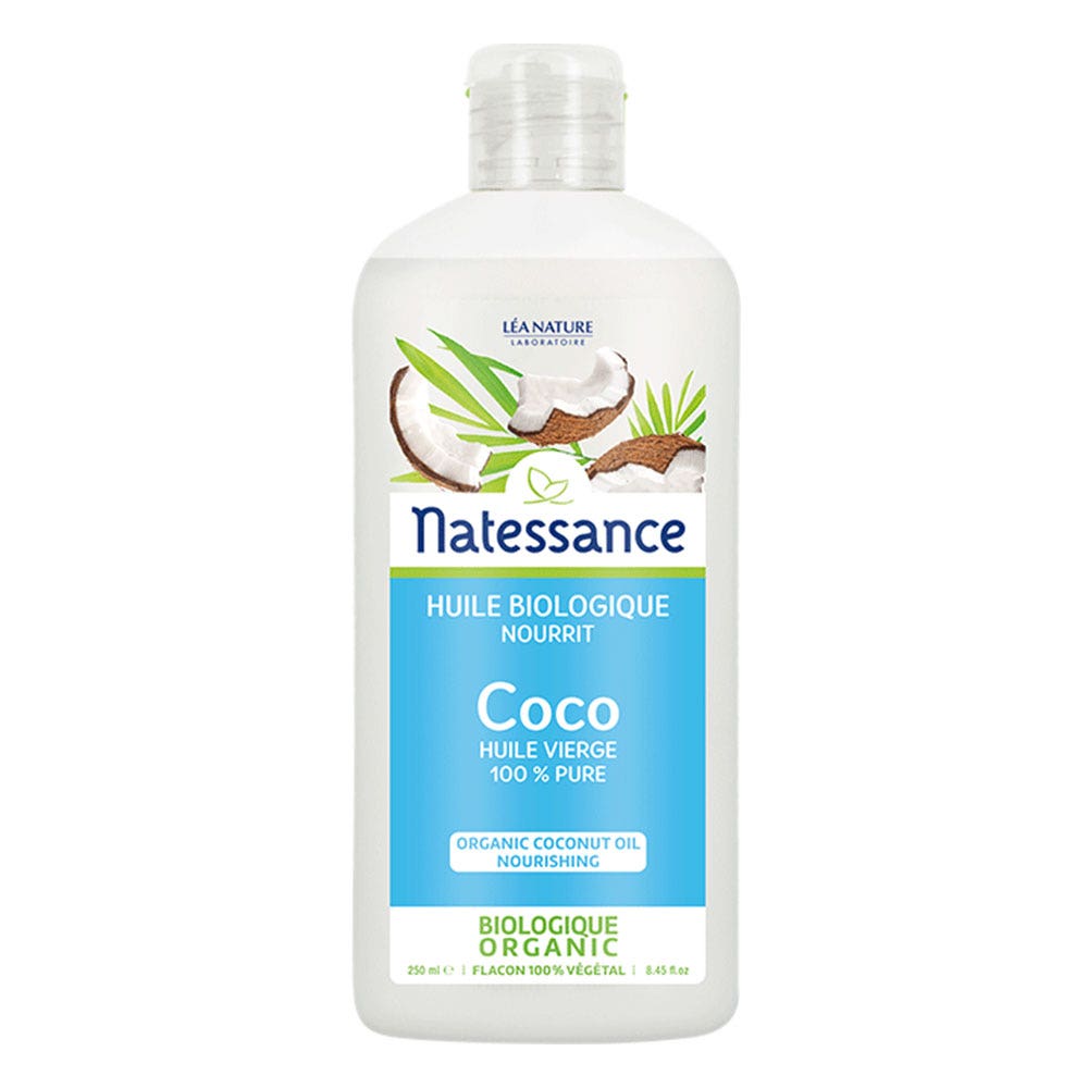 Natessance Aceite de coco bio 100% puro 250 ml