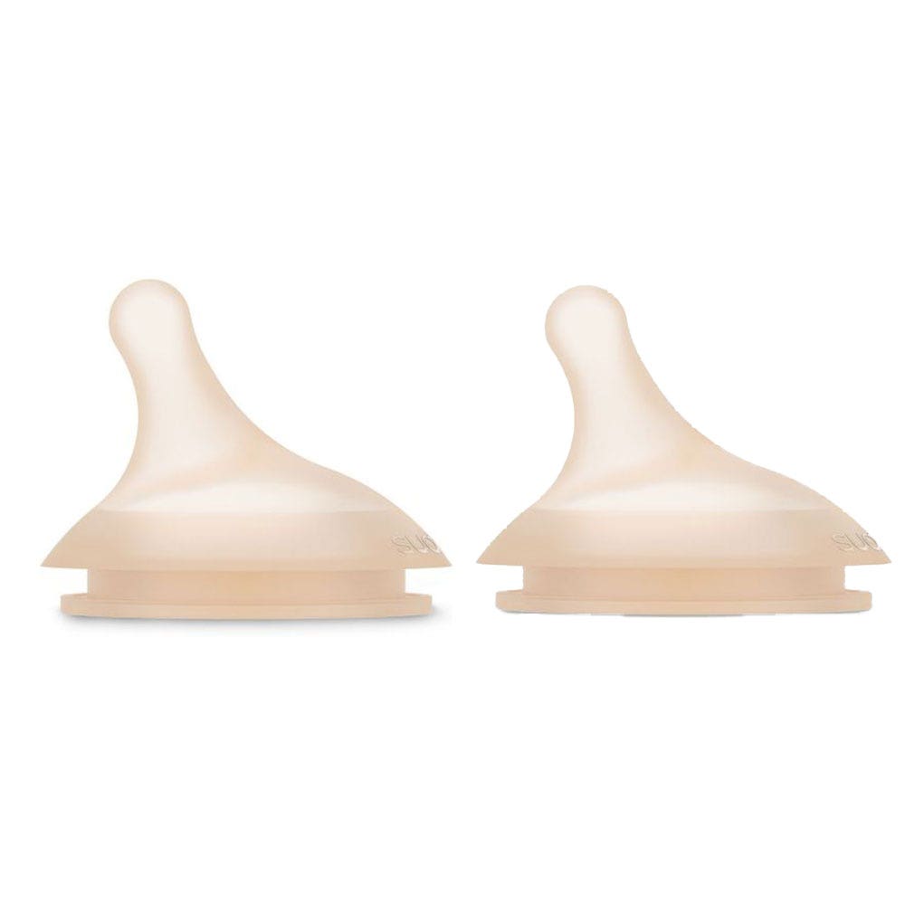 Suavinex Zero Zero Tetinas anticólicos para biberón Flujo rápido L x2