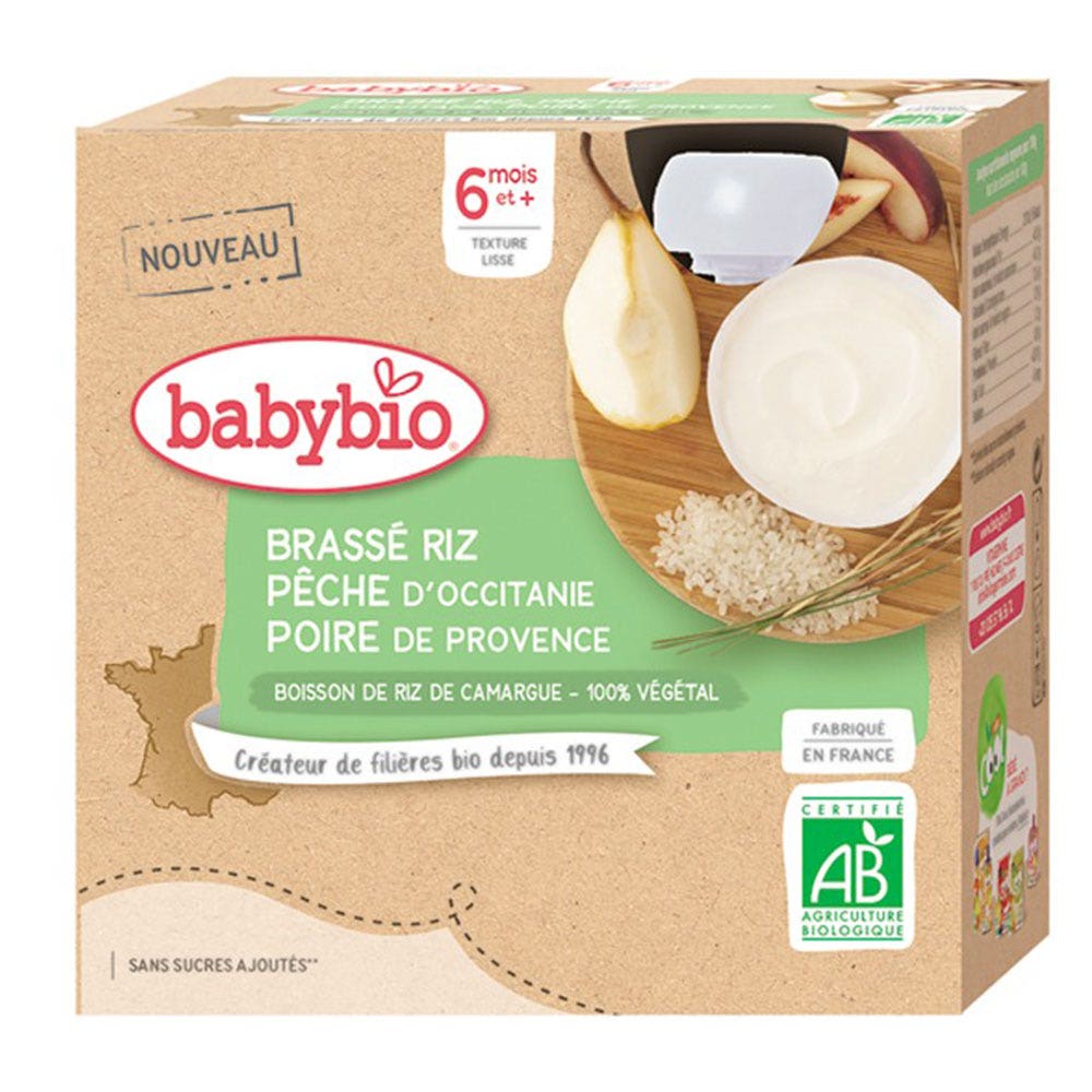 Babybio Calabazas Bio Elaboradas A partir de 6 meses 4x85g