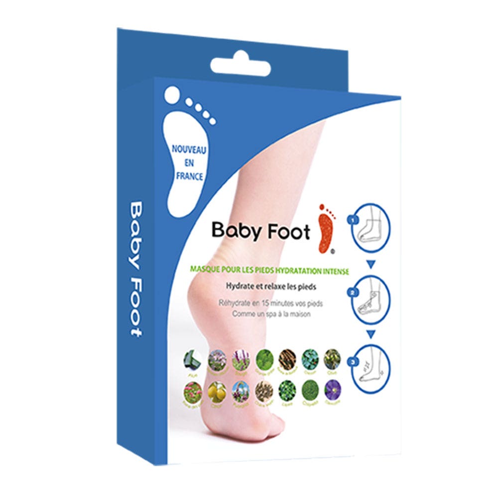 Baby Foot Mascarilla Calcetín de Hidratación Intensa Para los pies 1 par