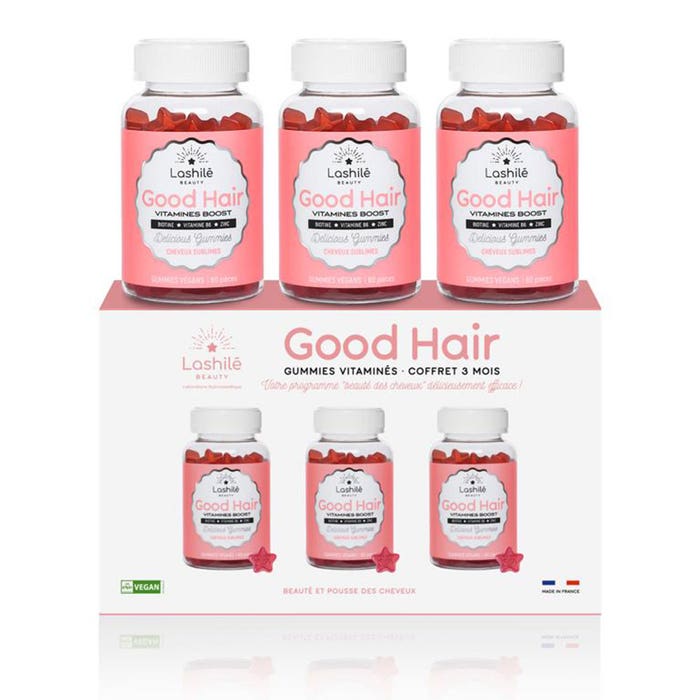 Lashilé Beauty Vitamines Boost Good Hair 3x60 piezas