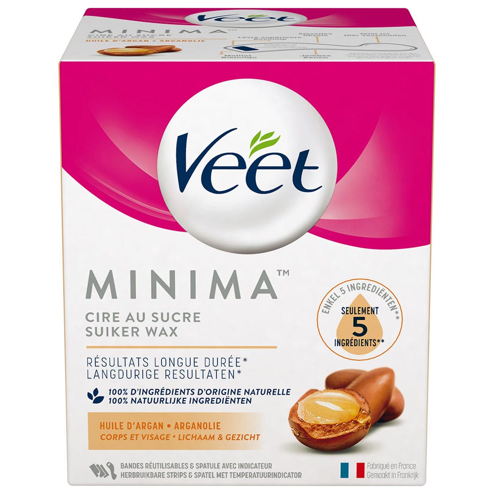 Veet Cera de azúcar Argan Minima 250 ml