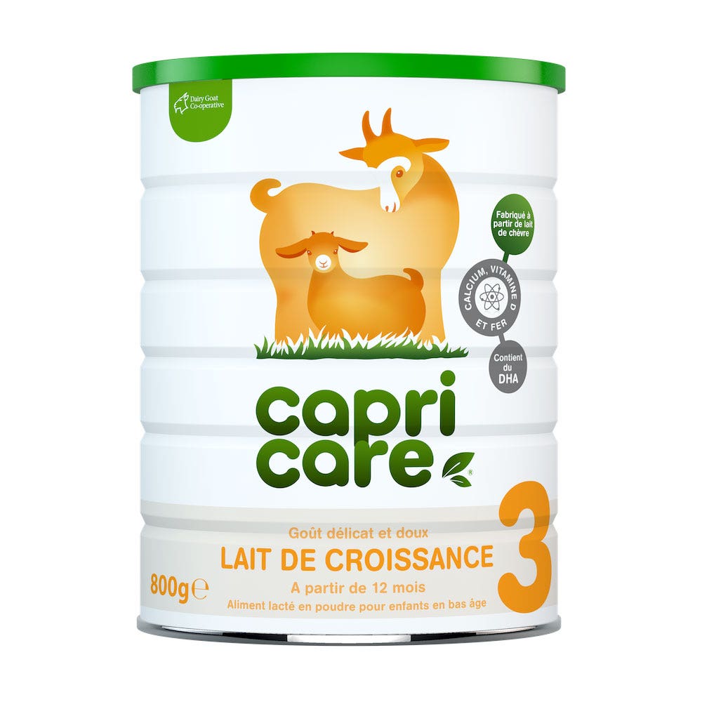 Capricare Leche de cabra en polvo 3 a partir de 12 meses 800g
