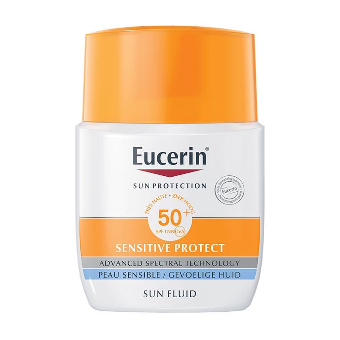 Eucerin Sun Protection Sun Sensitive Protect Fluido Facial SPF50+ Visage 50ml