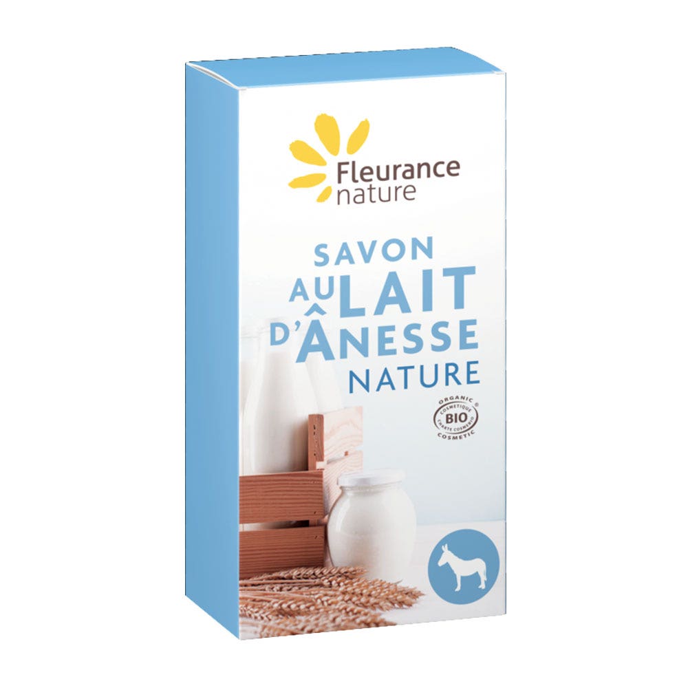 Fleurance Nature Jabón natural de leche de burra 100g
