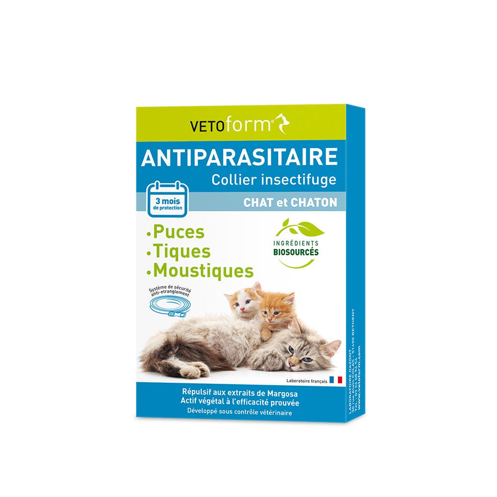 Vetoform Gato Collar antiparasitario preventivo Gatito