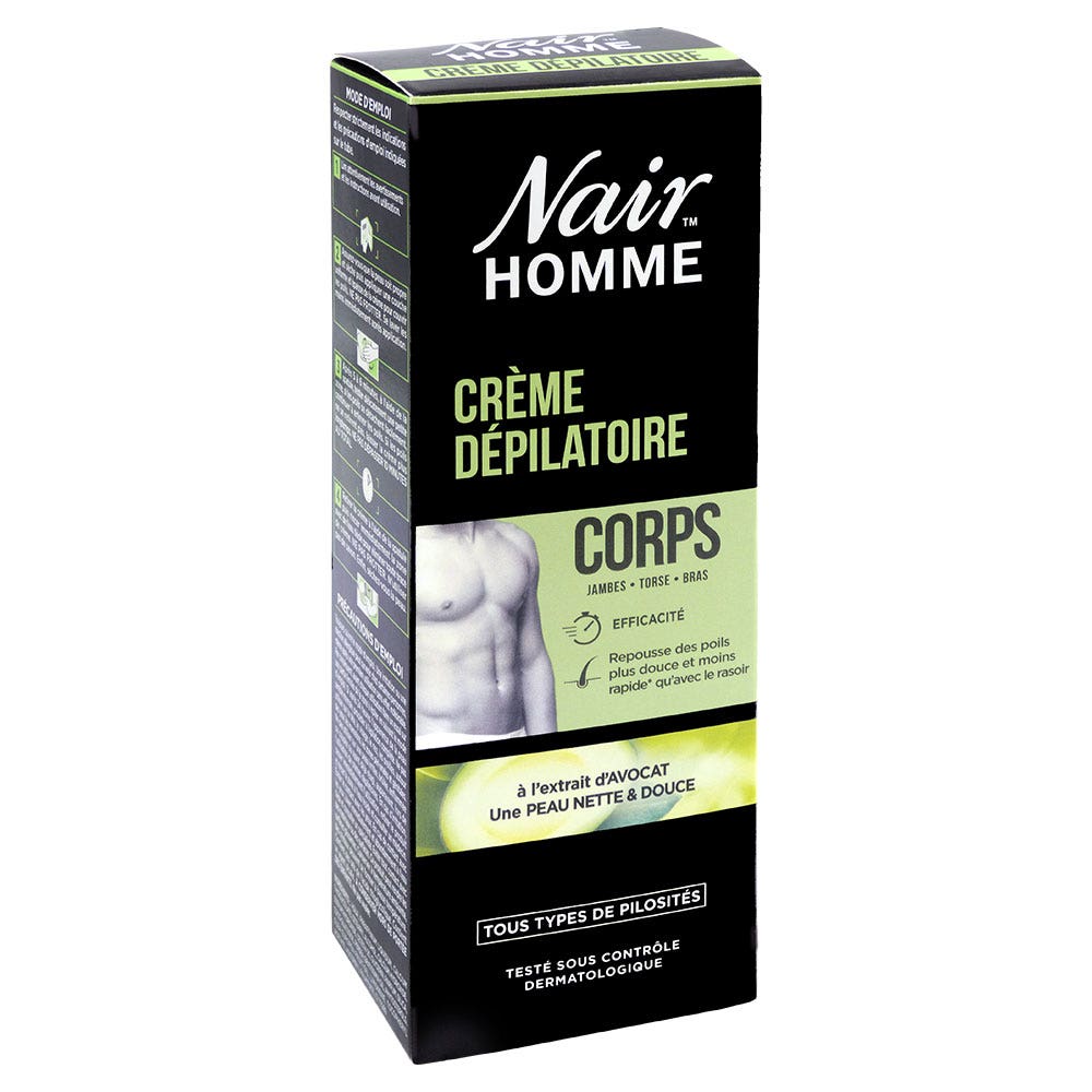 Nair Crema depilatoria Cuerpo masculino 200 ml