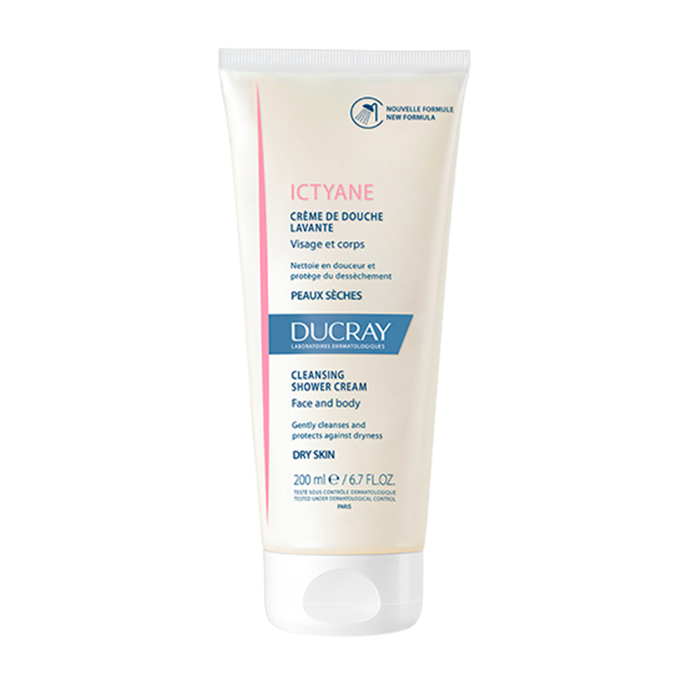 Ducray Ictyane Crema de ducha pieles secas rostro y cuerpo 200ml