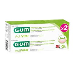 Gum ActiVital Activital Q10 Dentifrico Encias Y Dientes Sanos 2x75ml