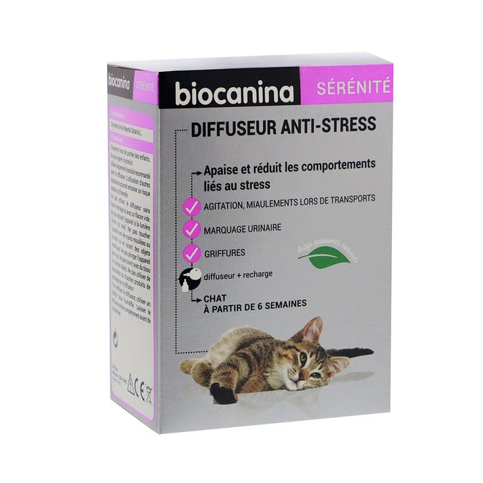 DIFUSOR ANTIESTRÉS 45 ml Comportement Biocanina