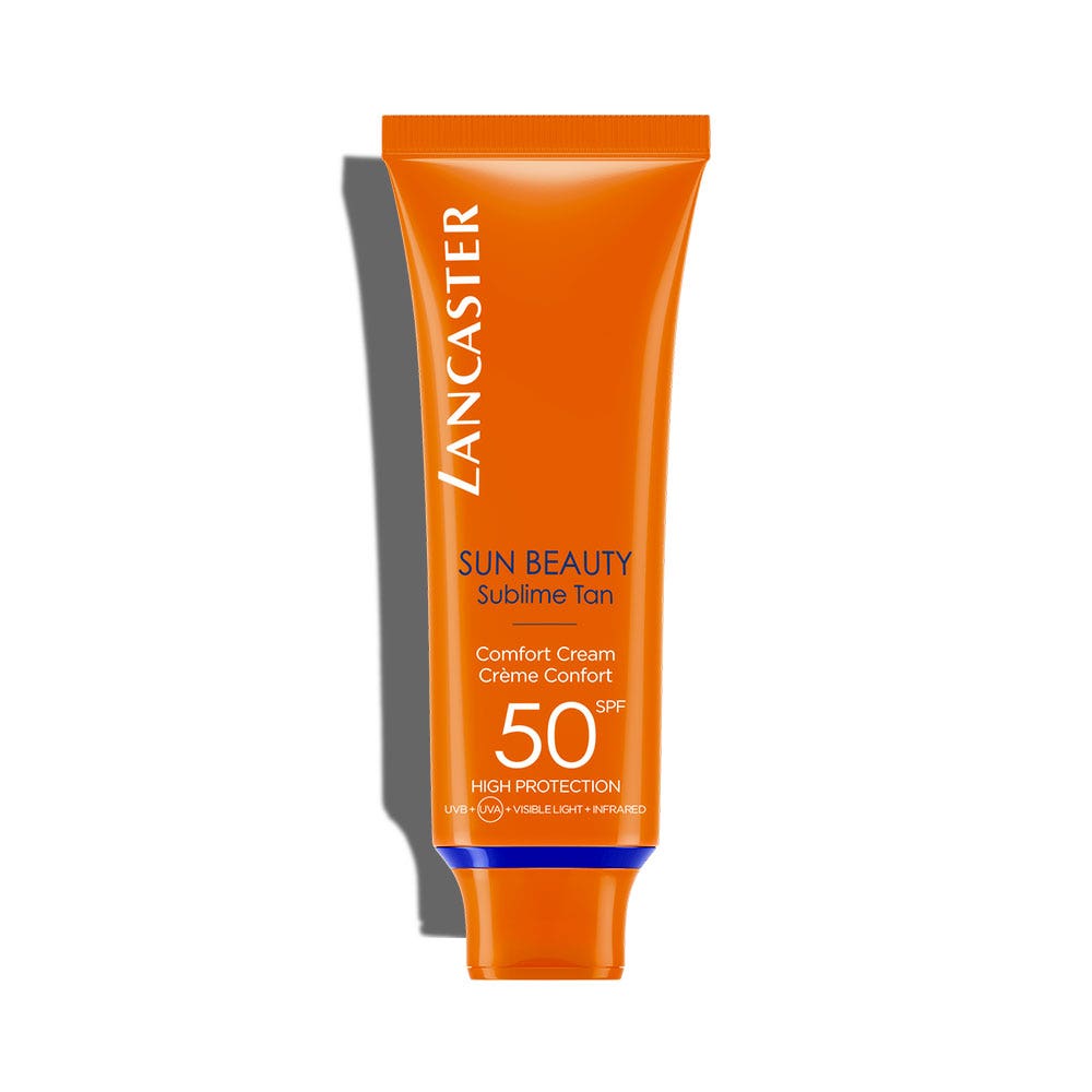 Lancaster Sun Beauty Crema confort bronceado luminoso SPF50 rostro 50ml