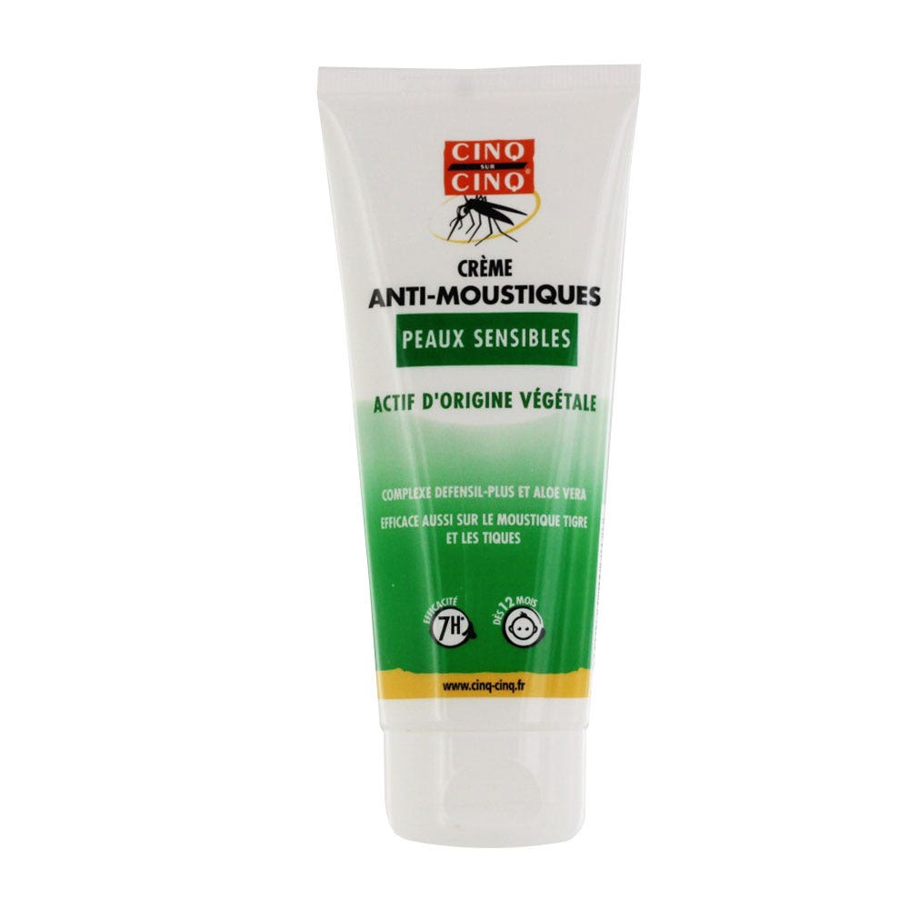 Cinq Sur Cinq Crema antimosquitos pieles sensibles +12 meses 100ml