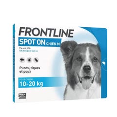 Frontline Spot-on Perro de 10-20kg 6 pipetas de 1,34ml