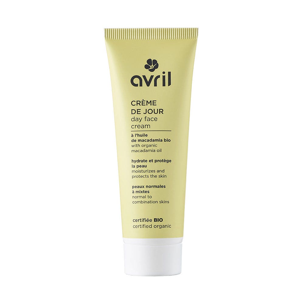 Avril Crema de día con Aceite de Macadamia Bio pieles normales a mixtas 50 ml
