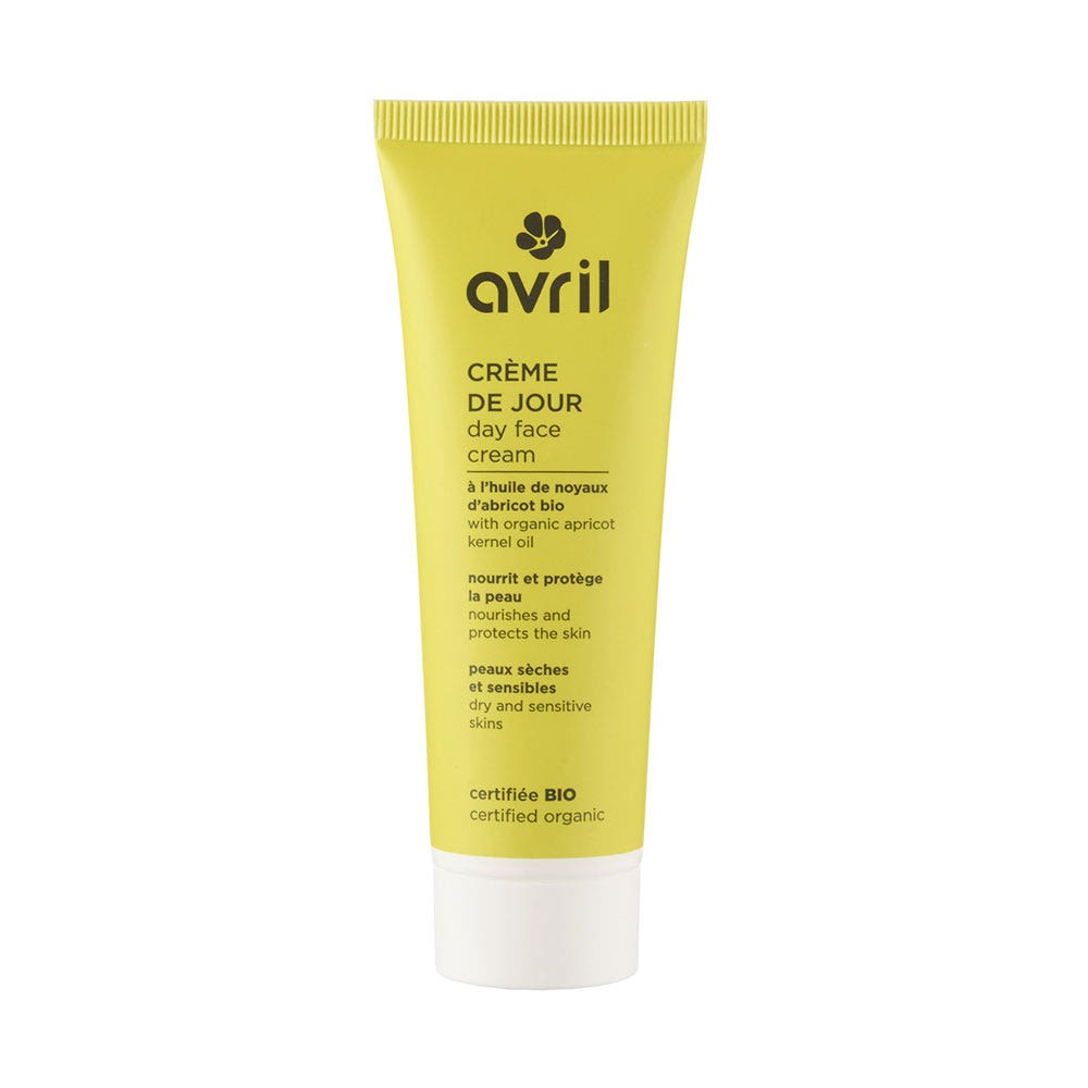 Avril Crema de día con Aceite de Albaricoque Ecológico piel sensible y seca 50 ml