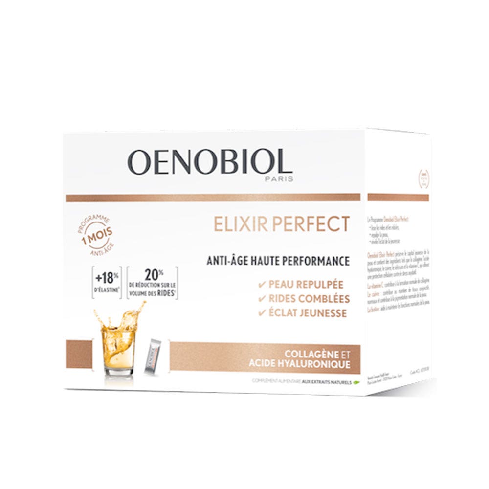 Oenobiol Piel y Mirada Elixir Perfection Antiedad de alto rendimiento 30 palos