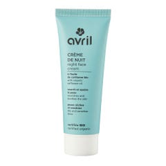 Avril Crema de noche con Aceite de Cártamo Ecológico piel sensible y seca 50 ml