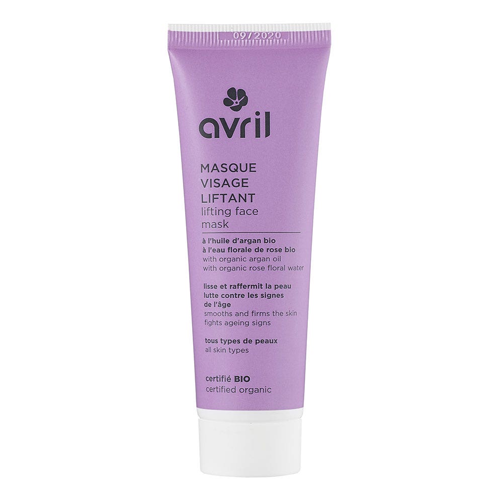 Avril Mascarilla lifting con aceite de argán y agua floral de rosa bio 50 ml
