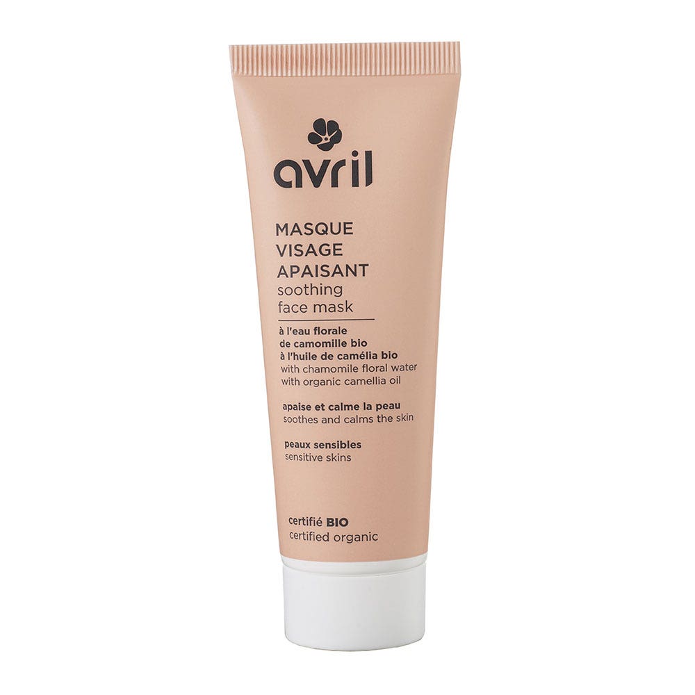 Avril Mascarilla calmante con agua floral de Camomila bio piel sensible 50 ml