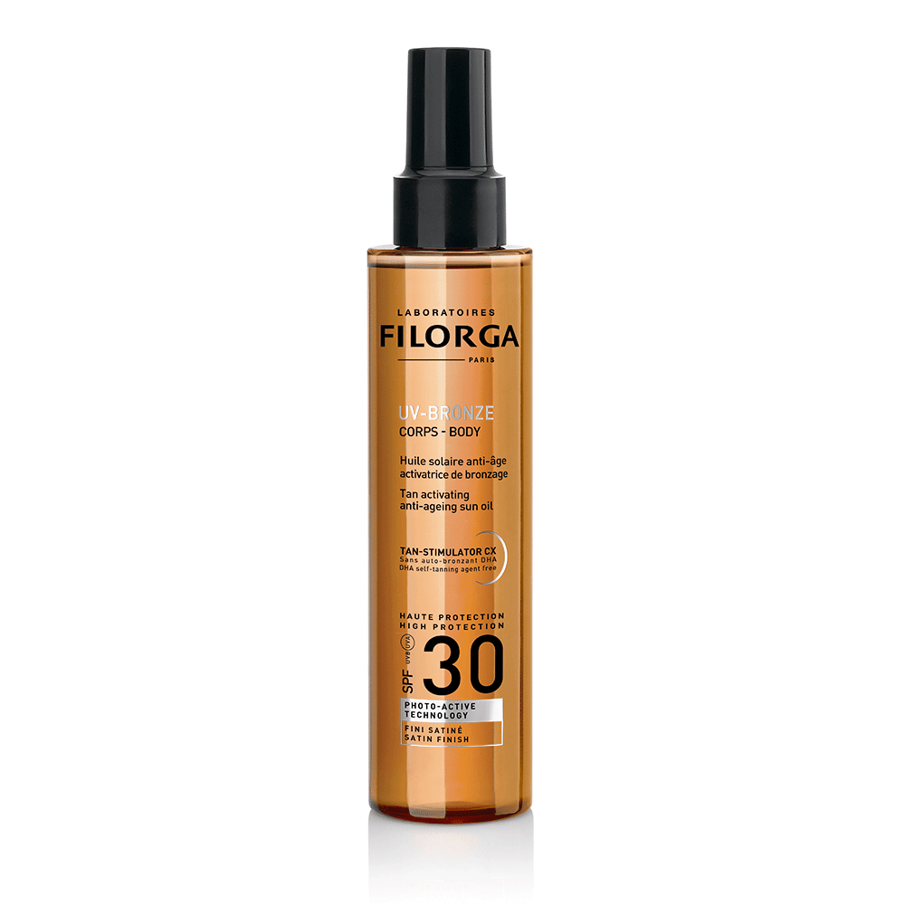 Filorga Uv-Bronze Aceite solar antiedad SPF30 Activatrice de bronzage 150ml